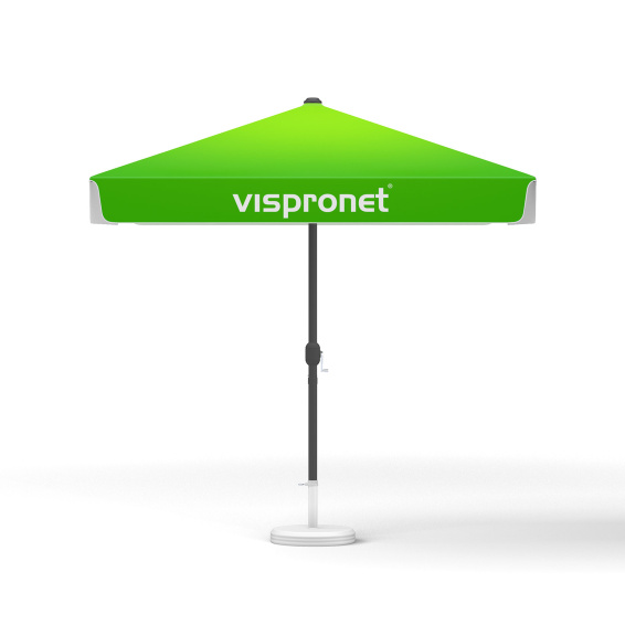 Kleinschirme mit Kurbel, quadratisch, 250 x 250 cm