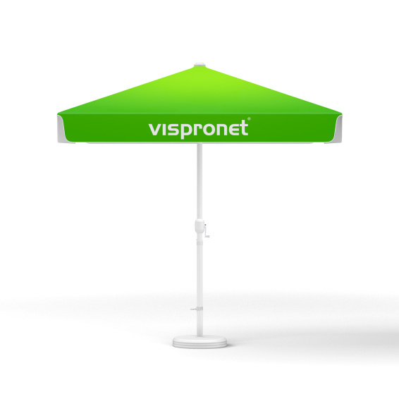 Kleinschirme mit Kurbel, quadratisch, 250 x 250 cm