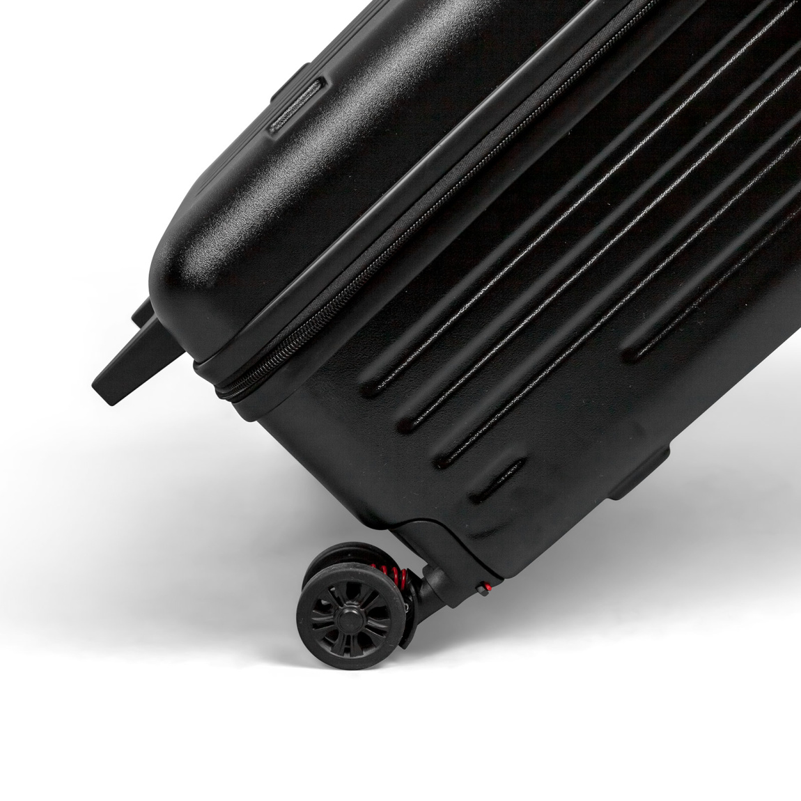 2 Rollen für müheloses Manövrieren des Koffers