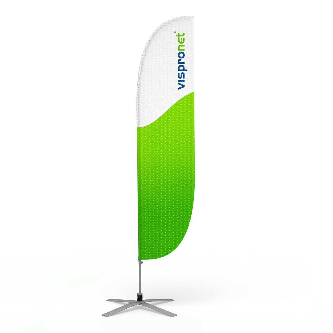 Bowflag® Basic inkl. Kreuzfuß ø 100 cm/17 kg mit Rotator und Feder
