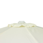 Lufthaube an der Schirmspitze für erhöhte Stabilität bei Windböen