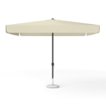 Sonnenschirm beige, quadratisch, 300 x 300 cm mit Kurbel, einfarbig