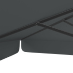 Sonnenschirm anthrazit, 250 x 250 cm, robuste Streben