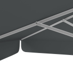 Sonnenschirm anthrazit, 250 x 250 cm, robuste Streben