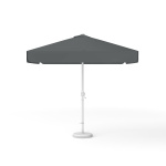 Sonnenschirm anthrazit, quadratisch, 250 x 250 cm mit Kurbel, einfarbig