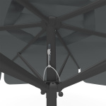 Sonnenschirm anthrazit, ø 250 cm, Detail Seilzug