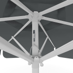 Sonnenschirm anthrazit, ø 250 cm, Detail Seilzug