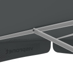 Sonnenschirm mit Logodruck, ø 250 cm, robuste Streben