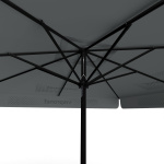 Sonnenschirm mit Logodruck, 300 x 300 cm, Ansicht von unten