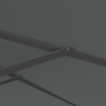 Sonnenschirm anthrazit, ø 300 cm, robuste Streben