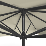 Sonnenschirm beige, 250 x 250 cm, Detail Seilzug