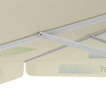 Sonnenschirm mit Logodruck, 300 x 300 cm, robuste Streben