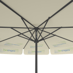 Sonnenschirm mit Logodruck, ø 300 cm, Ansicht von unten