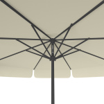 Sonnenschirm beige, ø 300 cm, Ansicht von unten