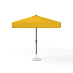 Sonnenschirm orange, quadratisch, 250 x 250 cm mit Kurbel, einfarbig