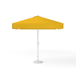 Sonnenschirm orange, quadratisch, 250 x 250 cm mit Kurbel, einfarbig