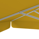 Sonnenschirm orange, 250 x 250 cm, robuste Streben