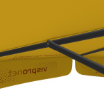 Sonnenschirm mit Logodruck, ø 250 cm, robuste Streben