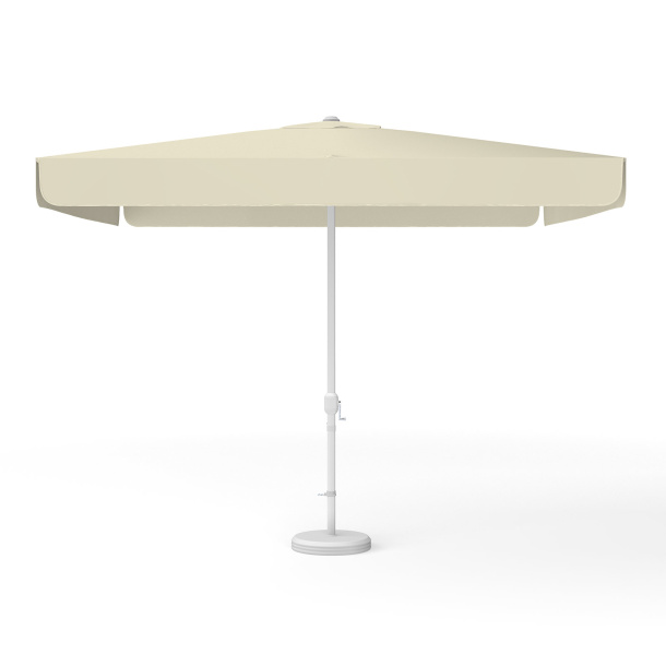 Sonnenschirm beige, quadratisch, 300 x 300 cm mit Kurbel, einfarbig