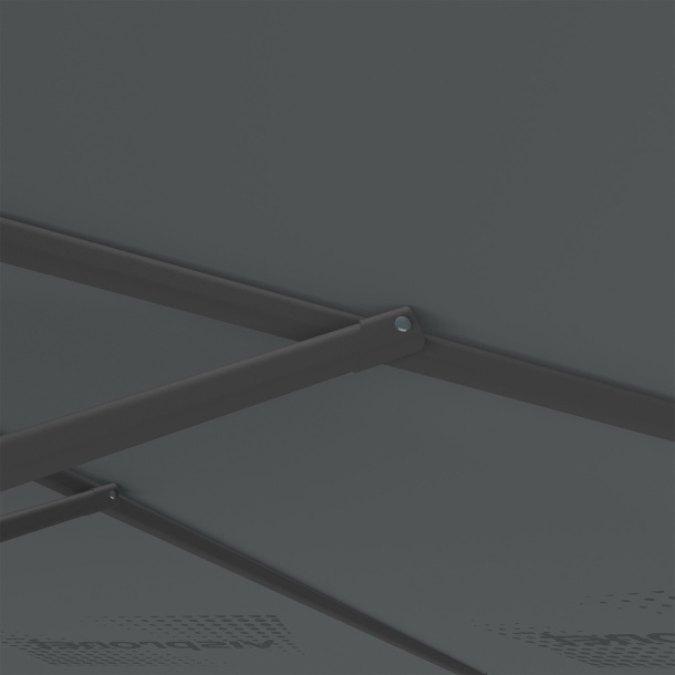 Sonnenschirm mit Logodruck, ø 300 cm, robuste Streben