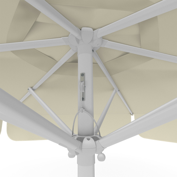 Sonnenschirm beige, ø 250 cm, Detail Seilzug