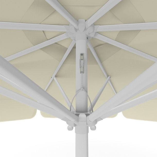Sonnenschirm beige, ø 300 cm, Detail Seilzug