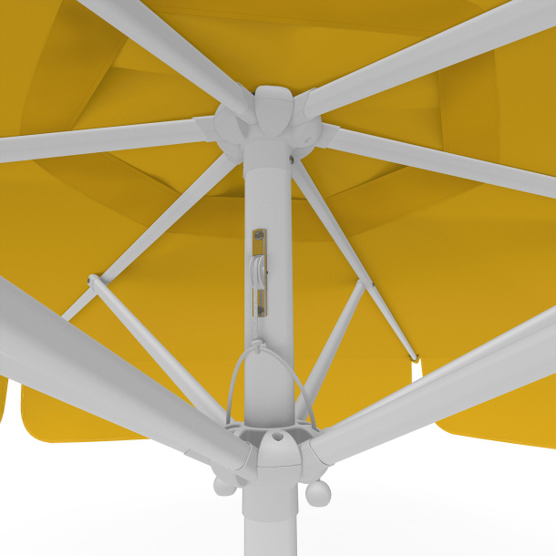 Sonnenschirm orange, ø 250 cm, Detail Seilzug