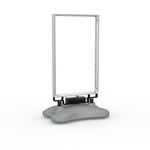 System Kundenstopper Lightbox Akku