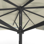 Sonnenschirm mit Logodruck, 300 x 300 cm, Detail Seilzug