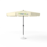 Sonnenschirm mit Logodruck, ø 300 cm, 2 Segmente bedruckt