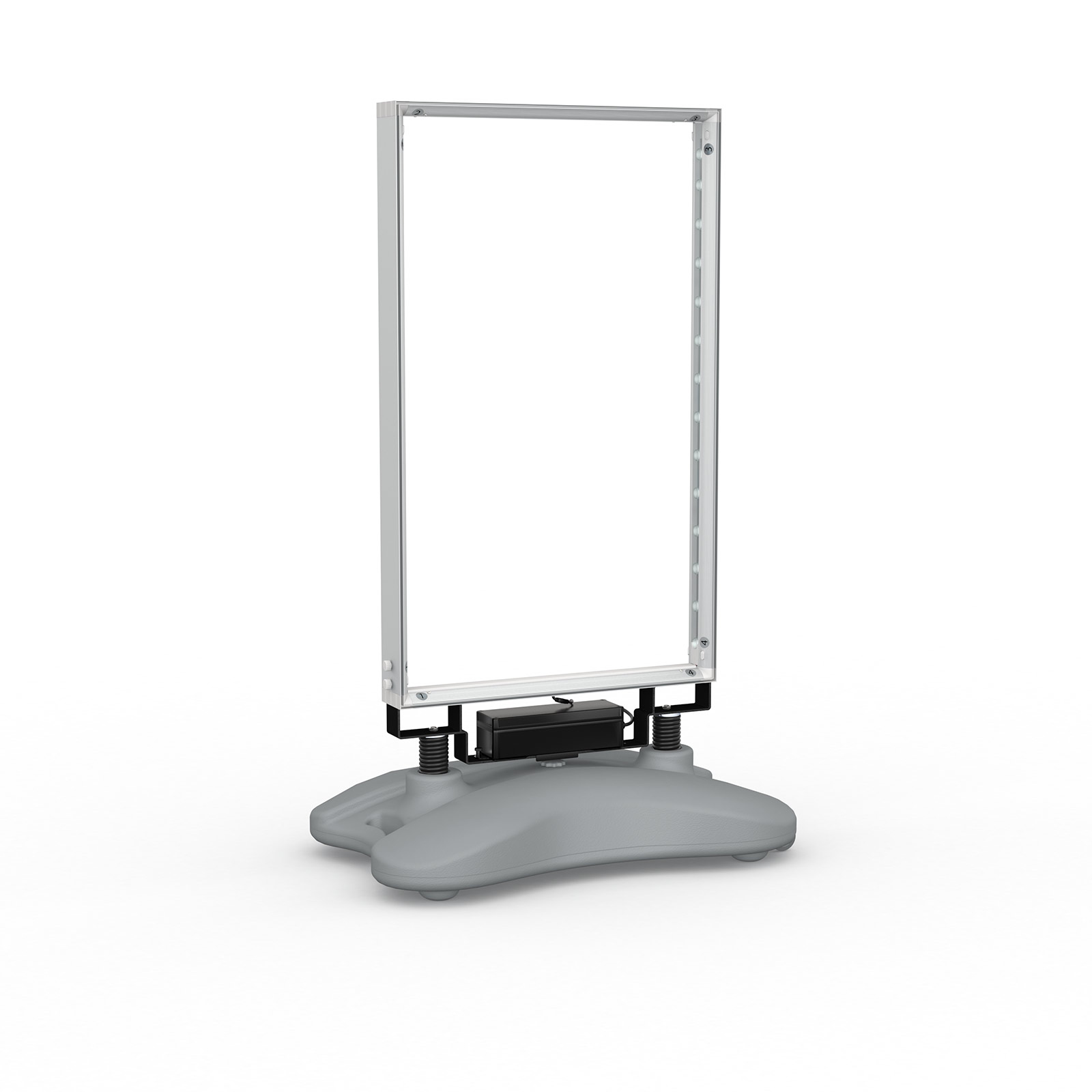 System Kundenstopper Lightbox Akku