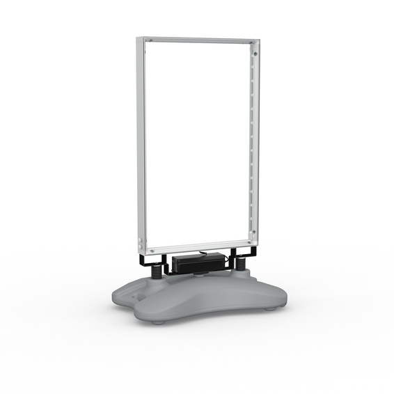 System Kundenstopper Lightbox Akku