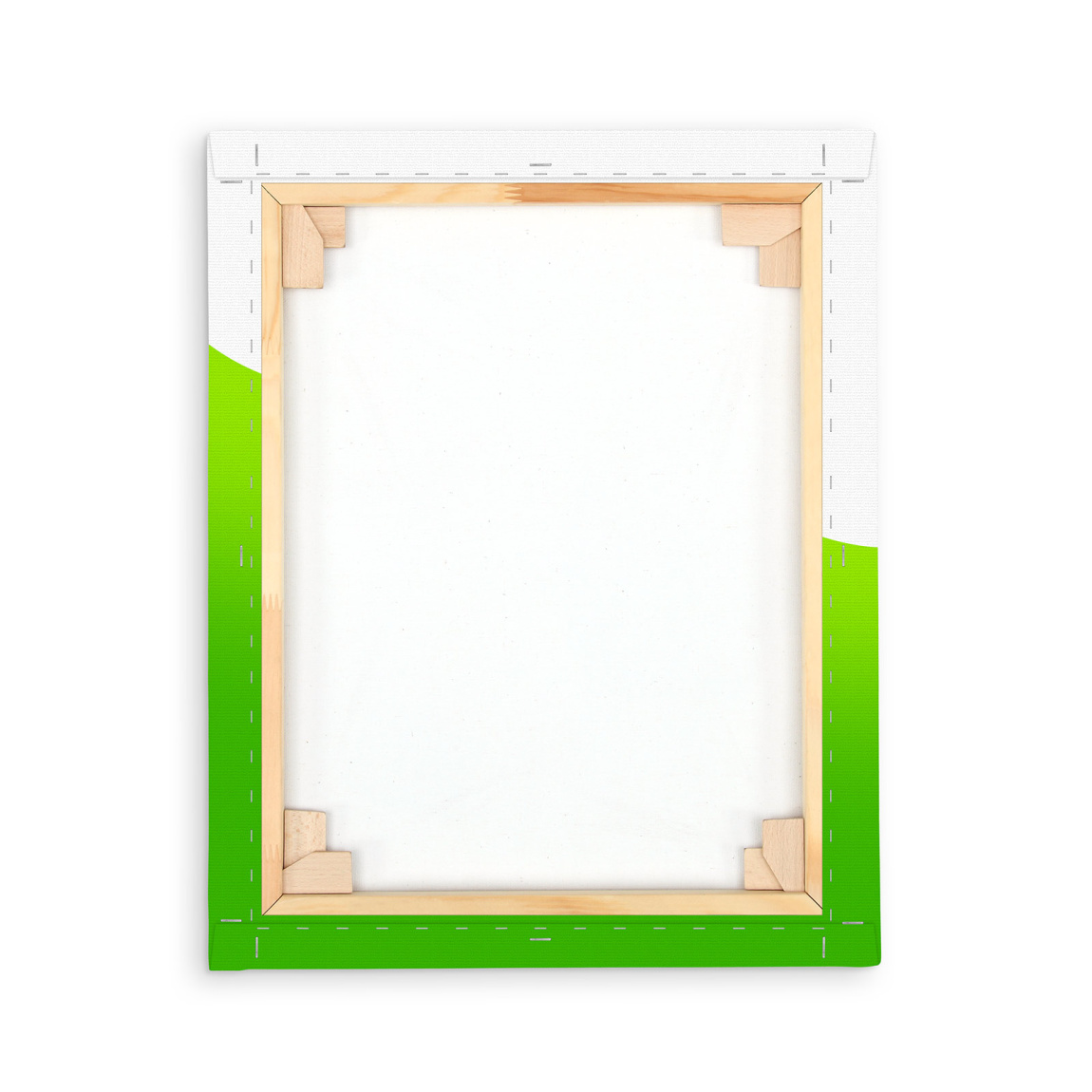 Poster / Foto-Leinwand mit Keilrahmen, Rückseite