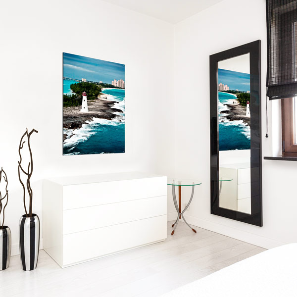 Poster auf Aluverbund als dekoratives Wandbild