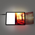 Posterrahmen LED, kinderleichter Druckteilwechsel, einschieben & fertig