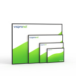 Posterrahmen LED, Größenvergleich