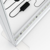 Messetheke Lightbox flex Basic, Detail: LED-Streifen
