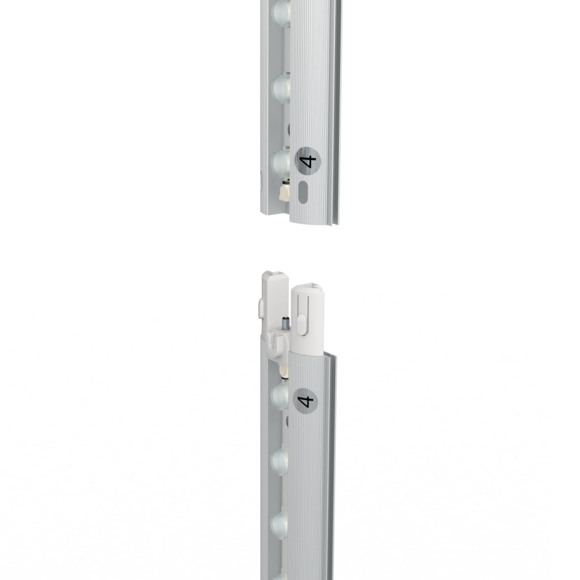 Messewand Lightbox click, Klickmechanismus