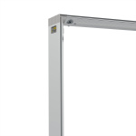 Messewand Lightbox click, Detail: Ecke