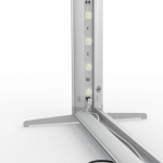 Messetheke Lightbox click, Detail: Ecke