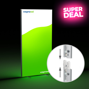 Messewand Lightbox click