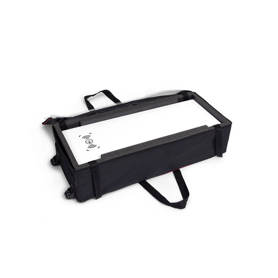 Bequemer und sicherer Transport Ihrer Messetheke Lightbox fold Akku