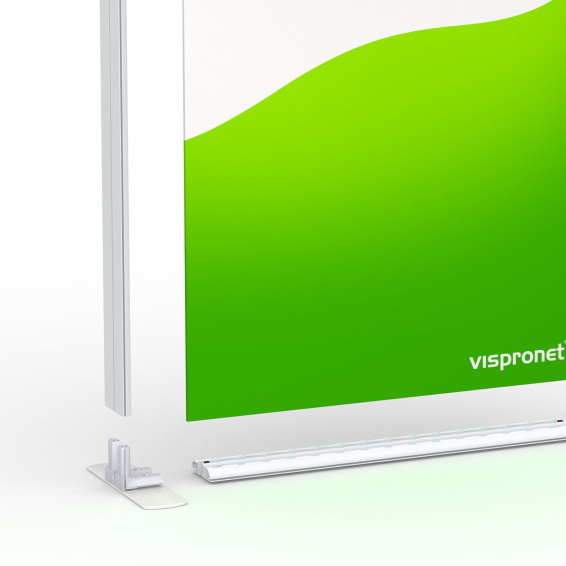 Messewand Lightbox flex: Klickverbindungen