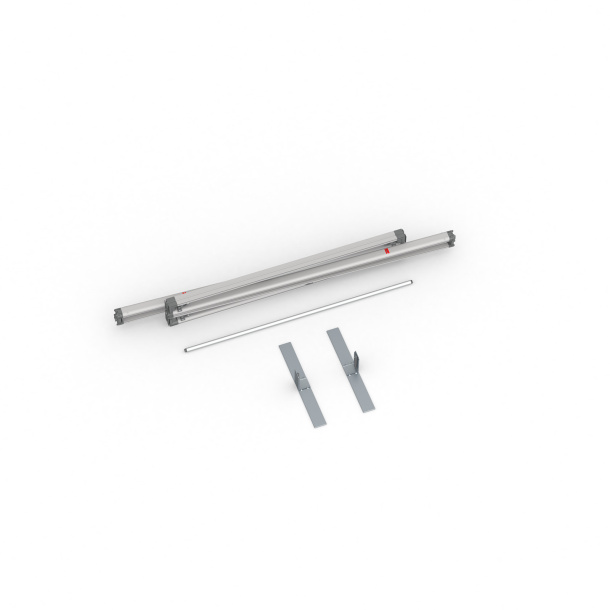 Lieferumfang Kederrahmen flex, Systembreite 100 cm, Systemhöhe 250 cm