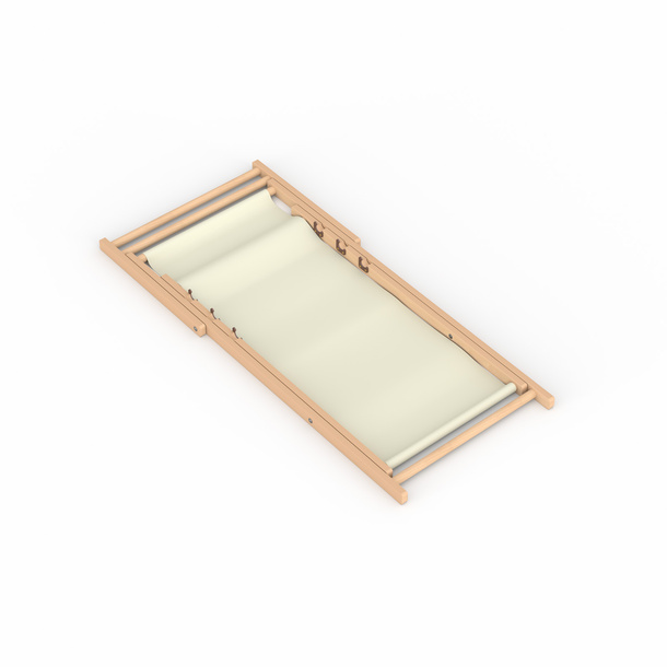 Liegestuhl Eco ohne Armlehne, zusammengeklappt