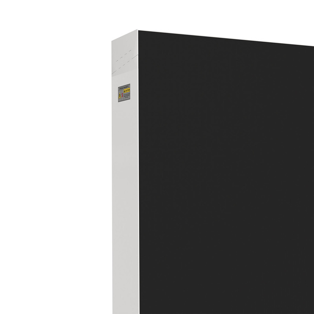 Messewand Lightbox fold Akku, Rückseite: schwarz