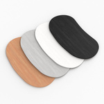 Lamellen Counter: mit Tisch- und Bodenplatten in 4 Farben lieferbar