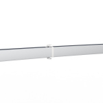 Messewand Lightbox flex curved, Detail: Klickmechanismus der Stützstange