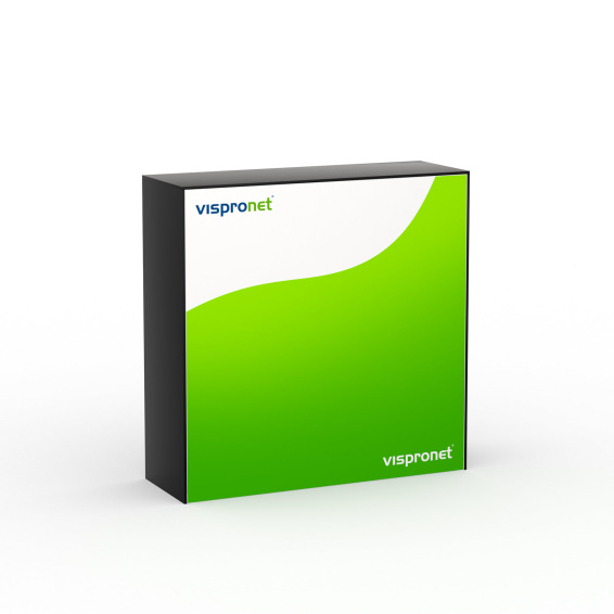 Messetheke Lightbox flex Select, Vorderansicht