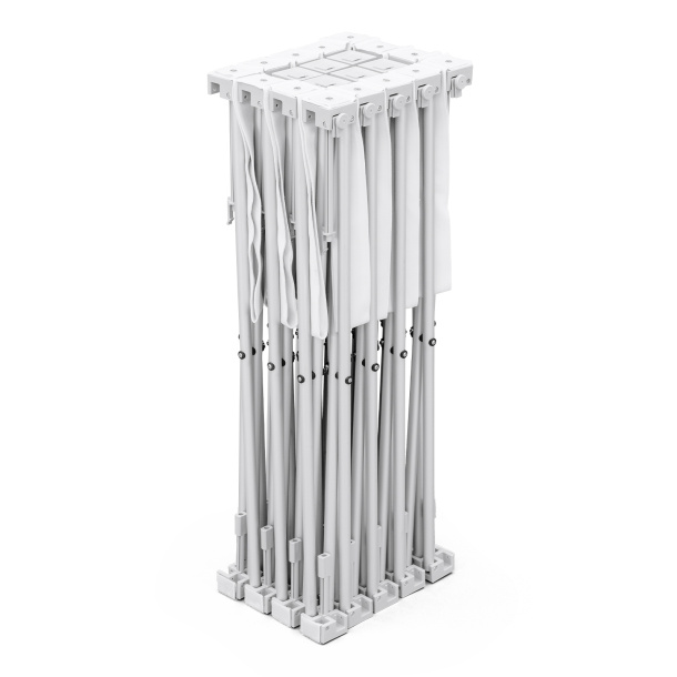 System 4 x 3 auf kompakte Transportgröße zusammengefaltet